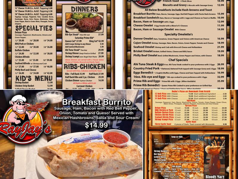 RayJay's Bar & Grill Menu