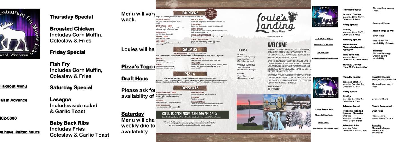 ..... Menu