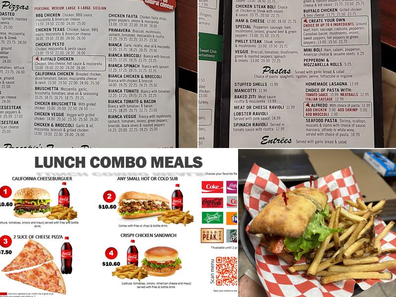 Procopio's Pizza Menu