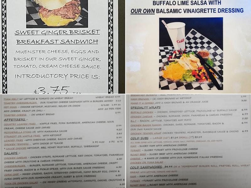 Weavers Store Cafe Menu