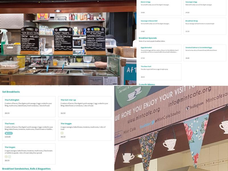 Mint Cafe Menu