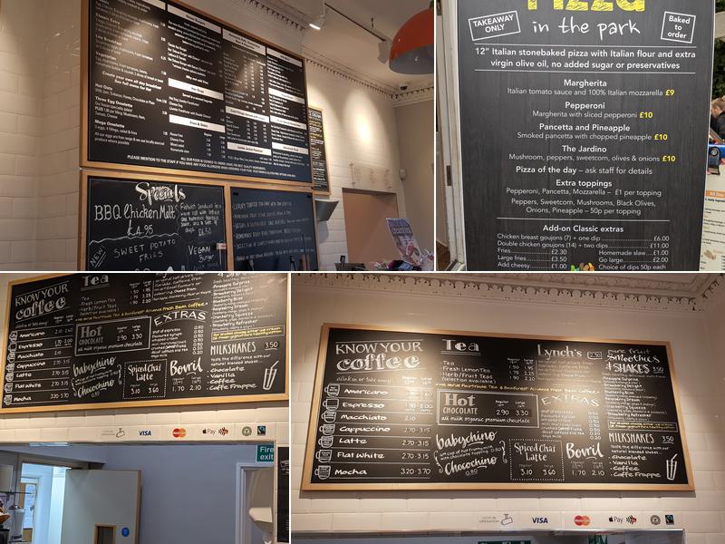 Spurriers House Cafe Menu