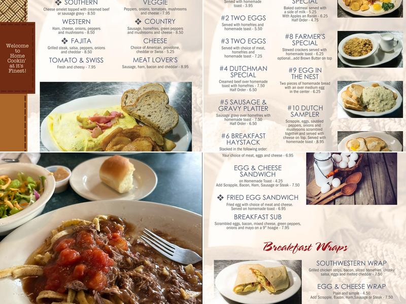 Katie's Kitchen Menu