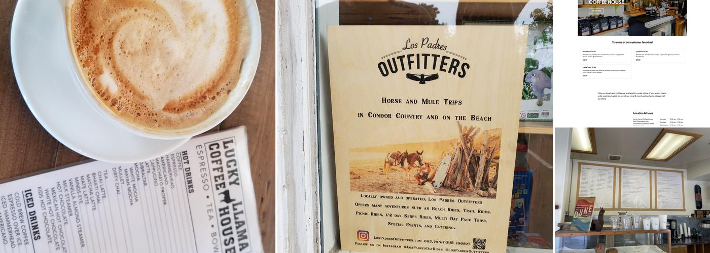 Lucky Llama Coffee House Menu