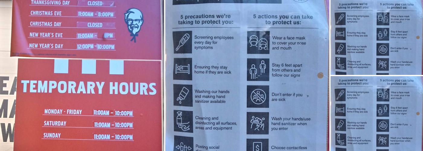 KFC Menu
