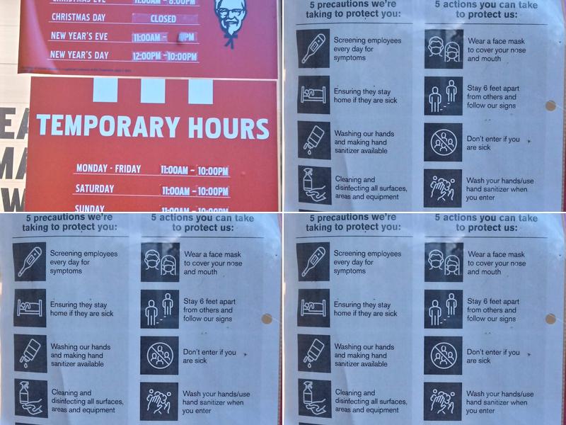 KFC Menu