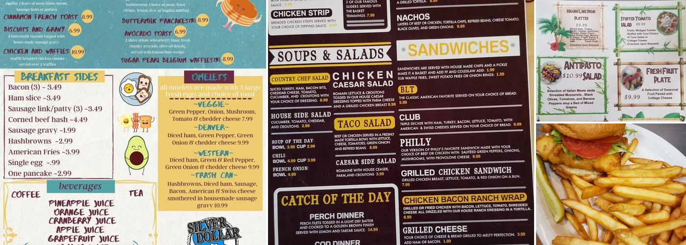 Silver Dollar Pub & Grill Menu