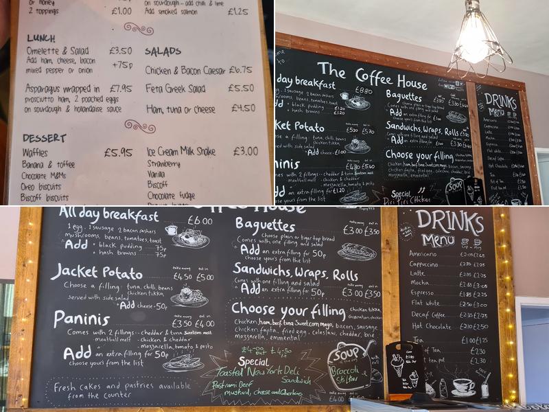 The Coffee House Cambridge Menu