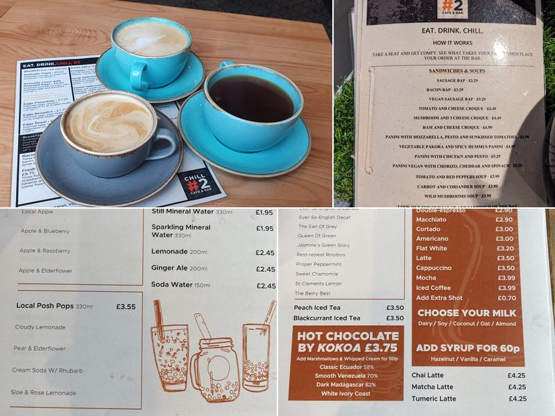 Chill #2 Cafe & Bar Menu