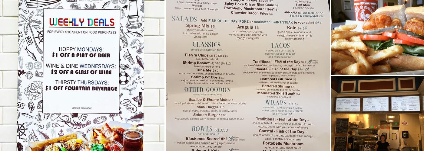 FISH DISTRICT Menu