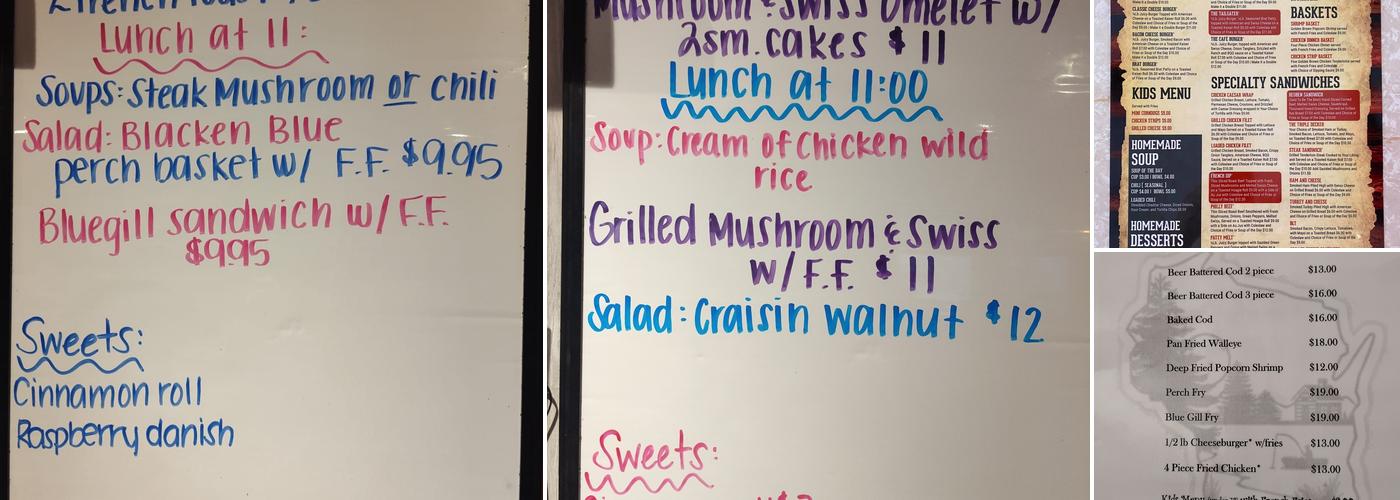 Dee Dee’s Diner Menu