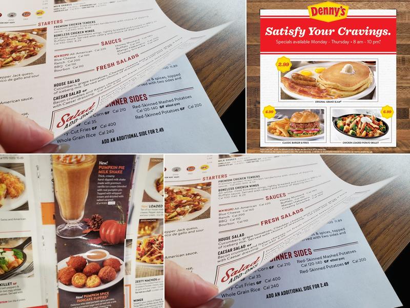 Denny's Menu