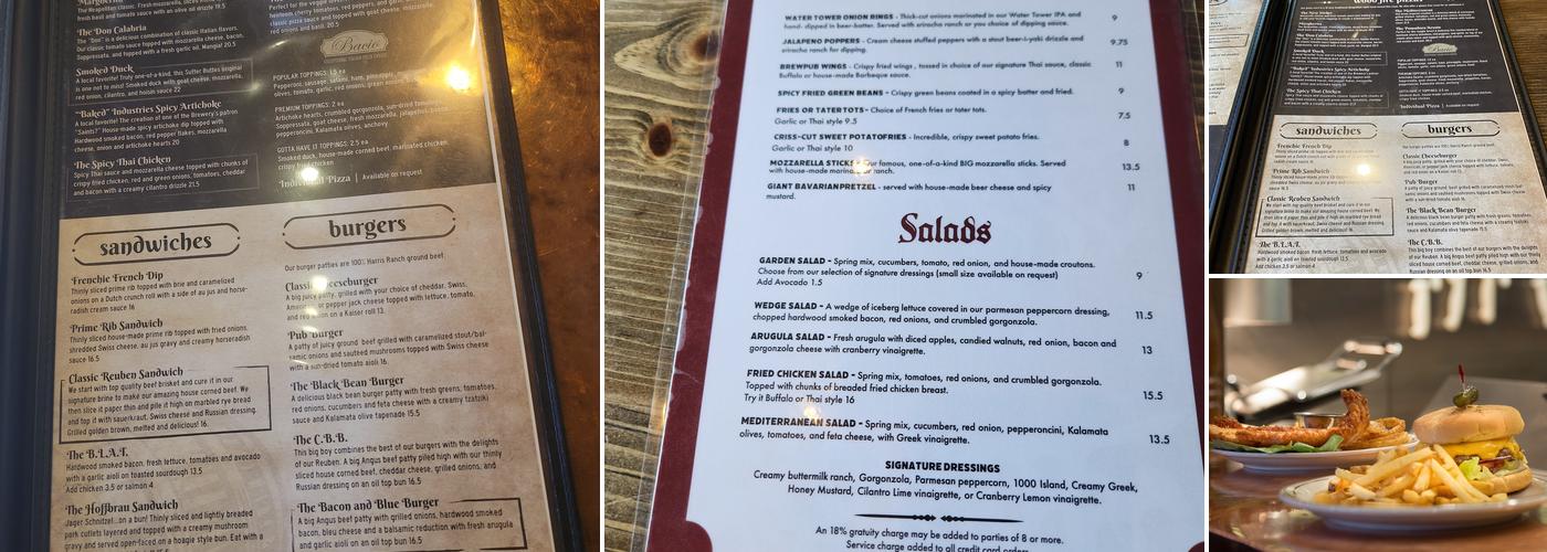 Sutter Buttes Brewing Menu