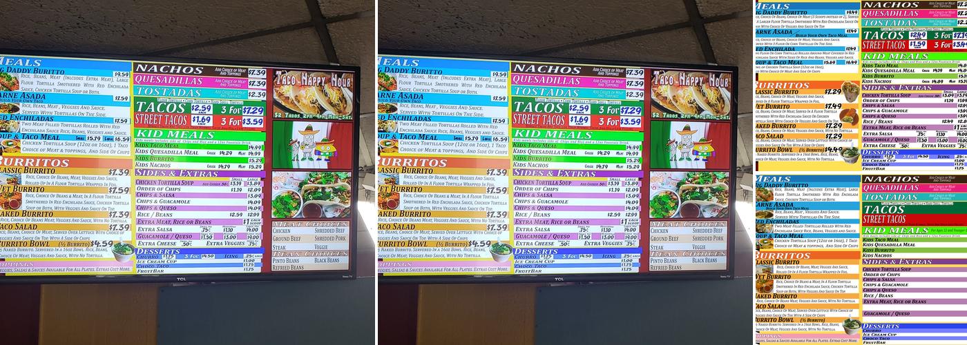 Azteca Mexican Grill Menu