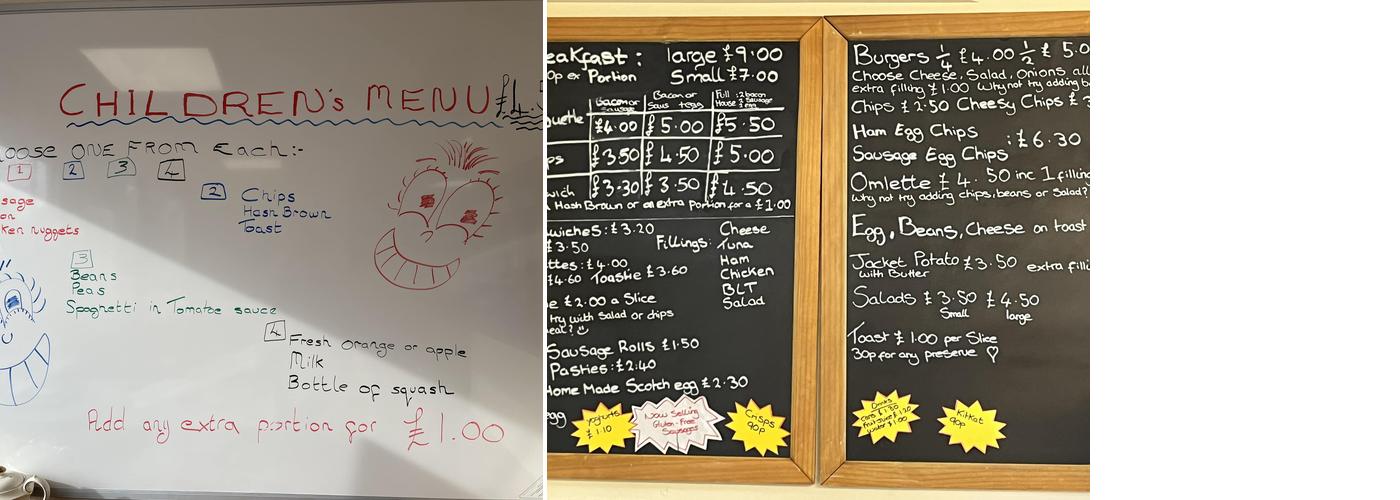 Joanne's Pantry Menu