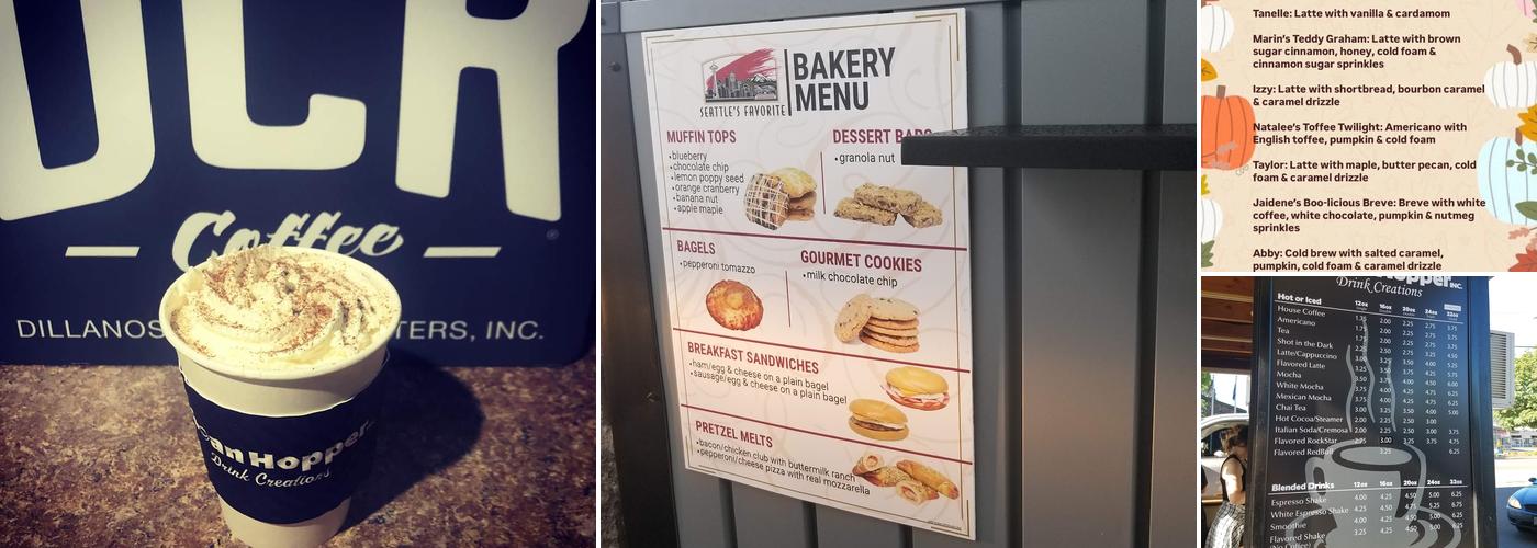 Bean Hopper Menu