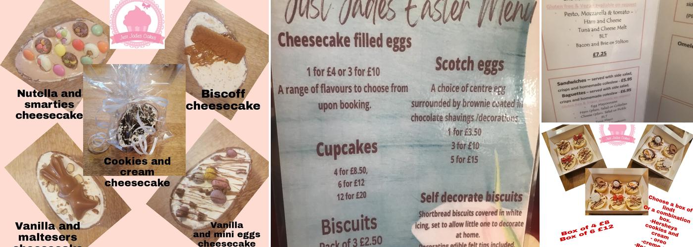 Just Jades Tearoom Menu