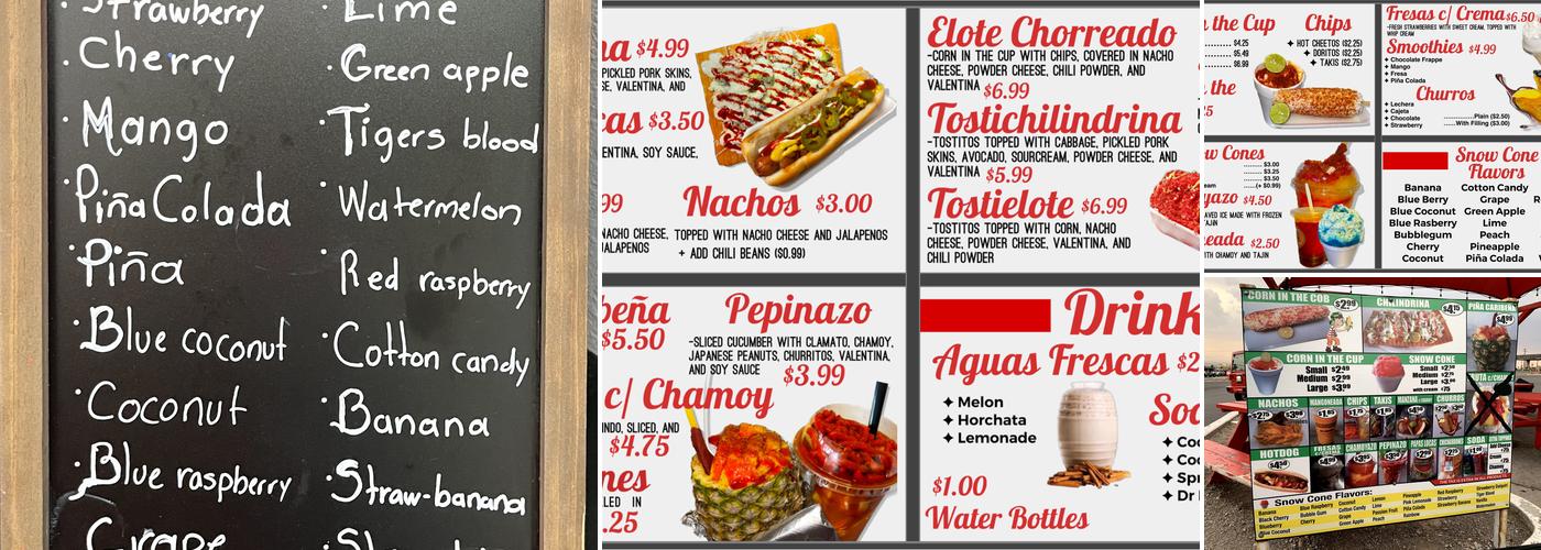 El Chavo Elotes Menu