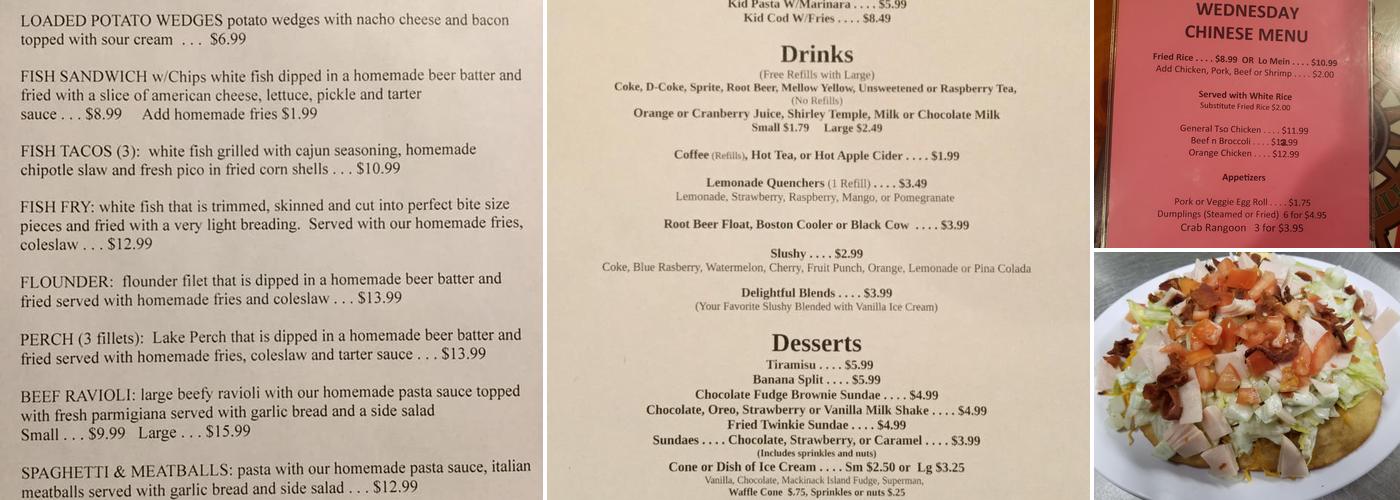 Skipper's Bar & Grill Menu