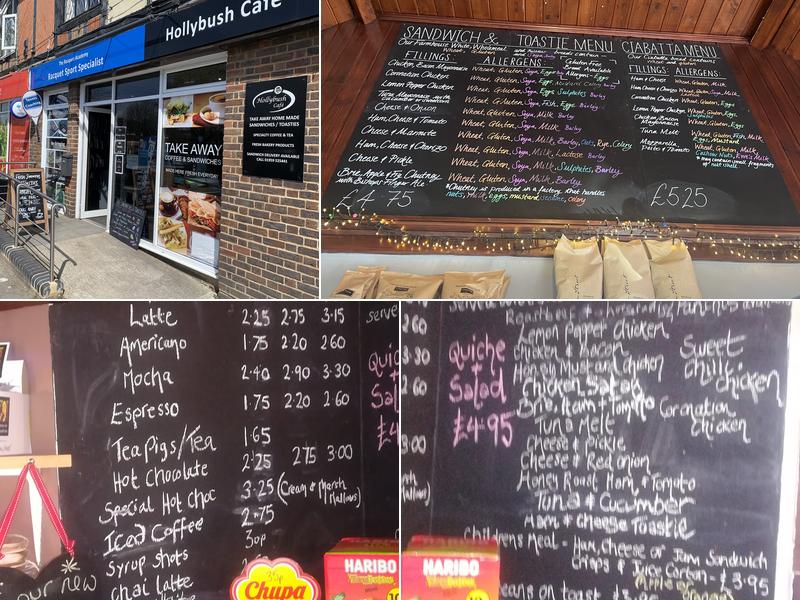 Hollybush Cafe Menu