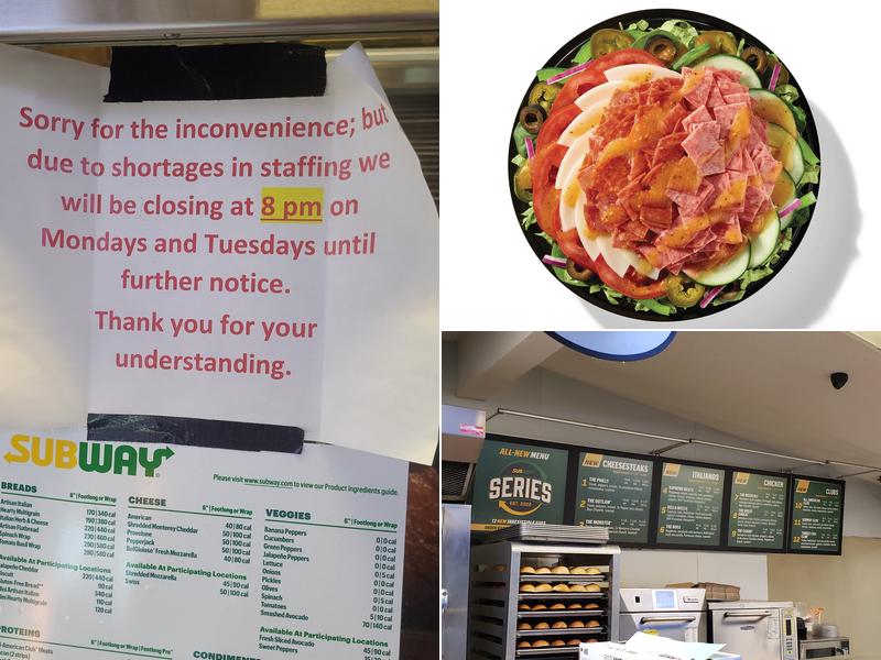 Subway Menu