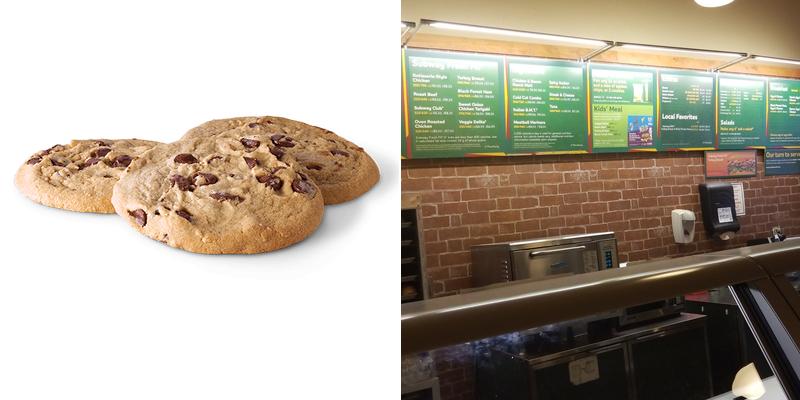Subway Menu