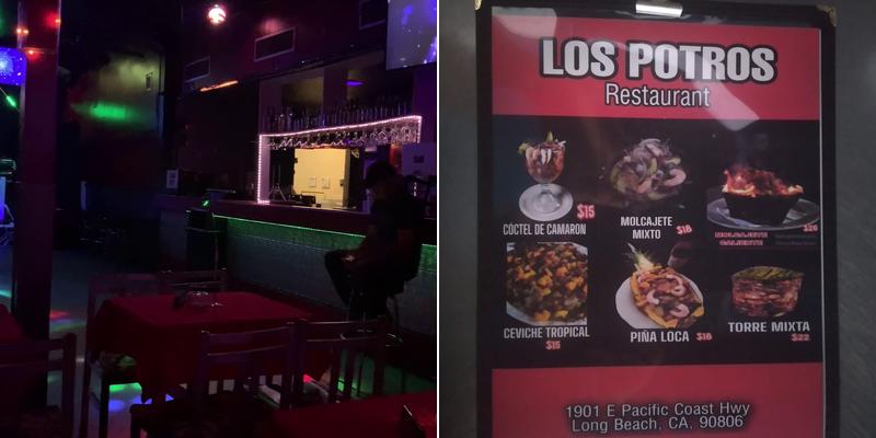los potros nightclub Menu
