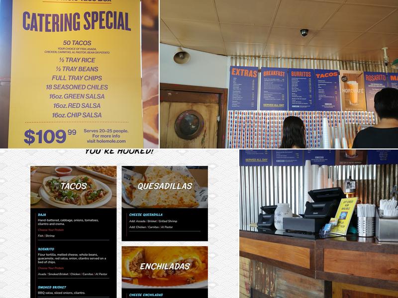 Hole Mole Menu