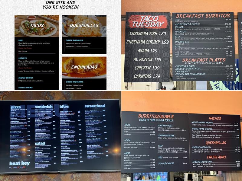 Holé Molé Menu