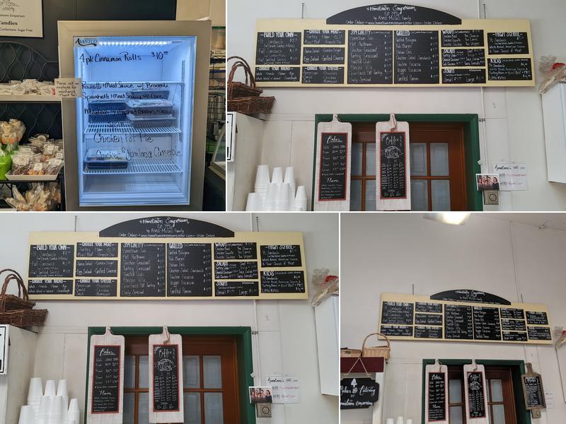 Hometown Emporium Menu