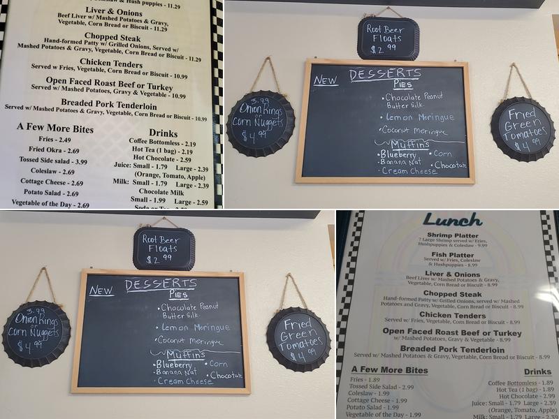 The Diner Menu