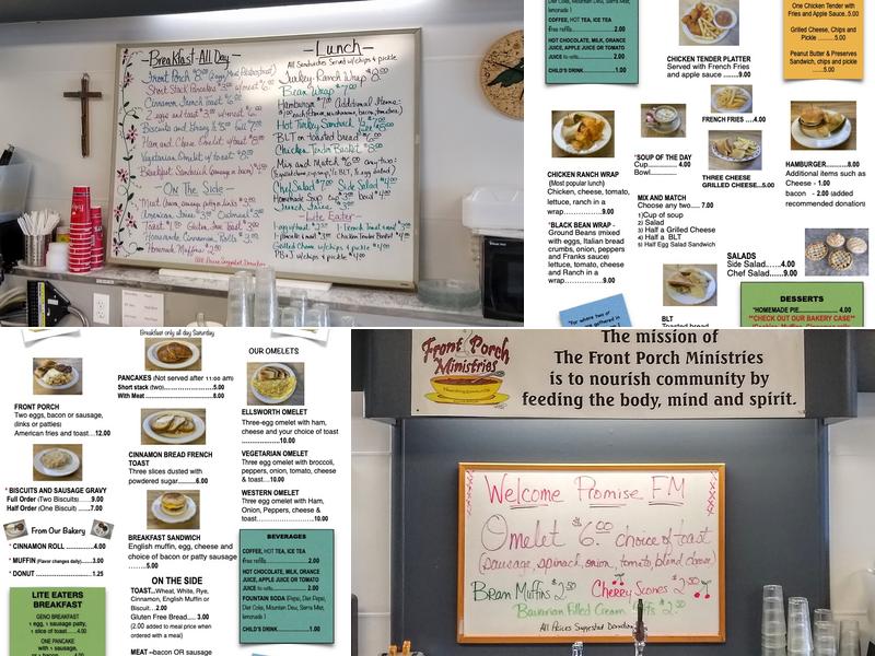 Front Porch Cafe Menu