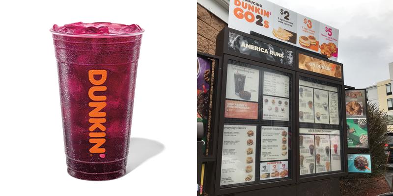 Dunkin' Menu