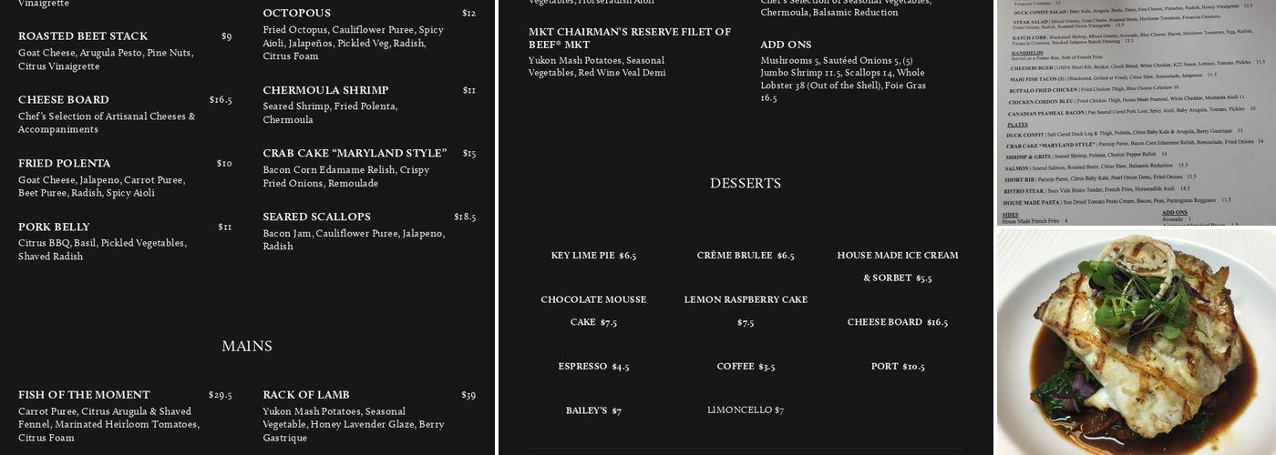 Katch Twenty-Two Menu