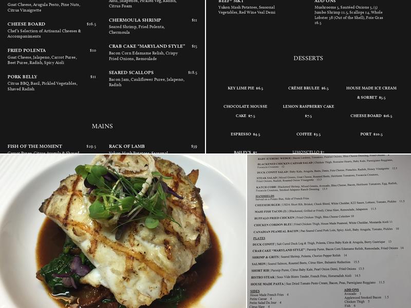 Katch Twenty-Two Menu