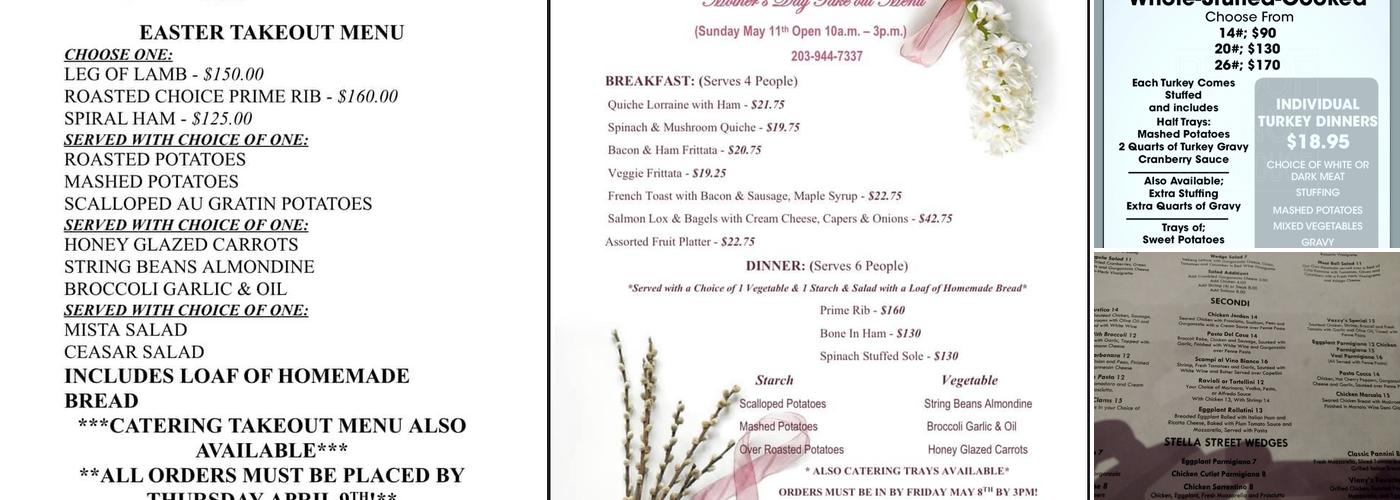 Vazzy's Cucina Menu