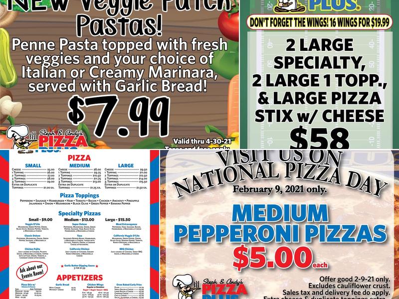 Pizza Plus Inc Menu