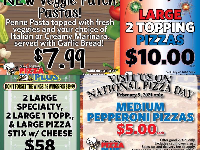Pizza Plus Inc Menu