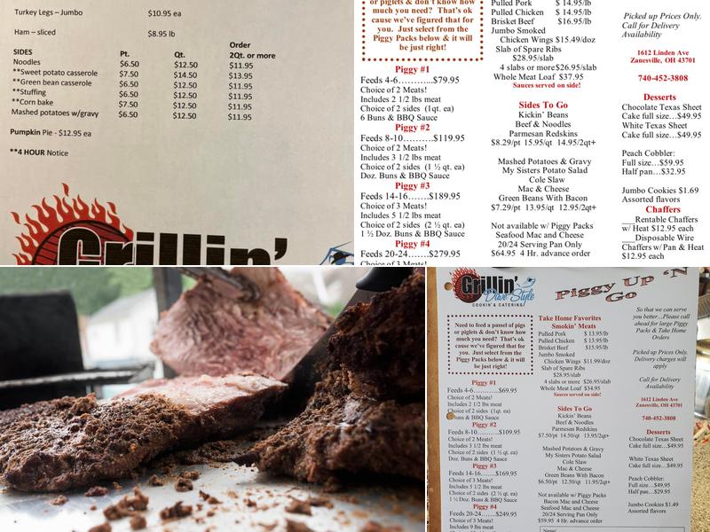 Grillin' Dave-Style Menu