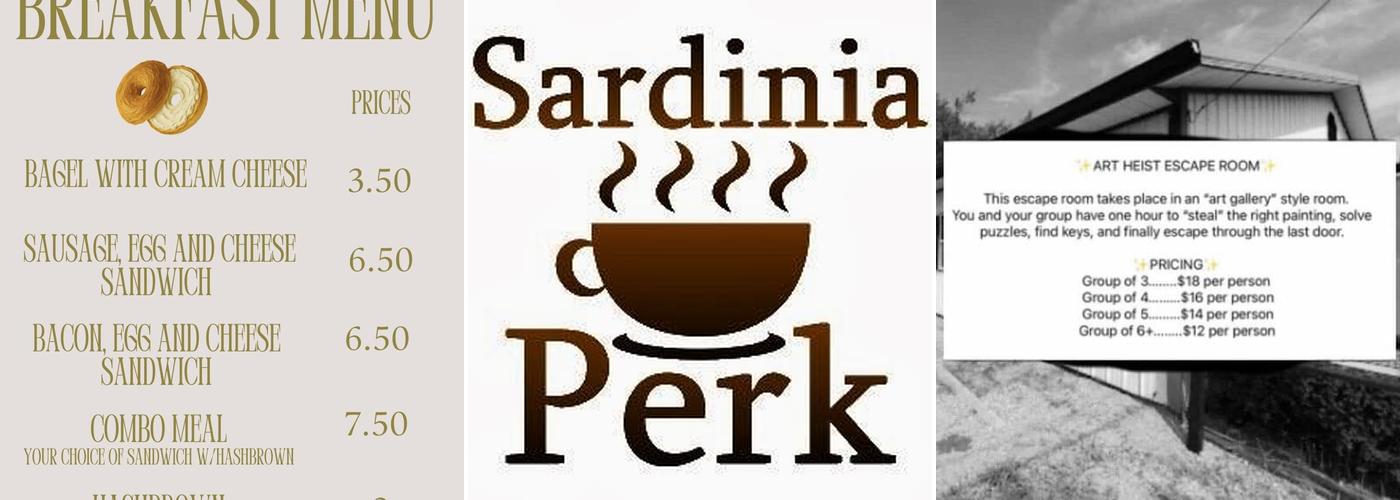 Sardinia Perk Menu