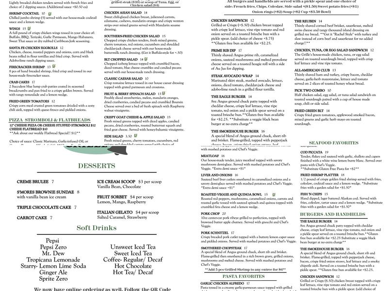 Liberty Grille Menu