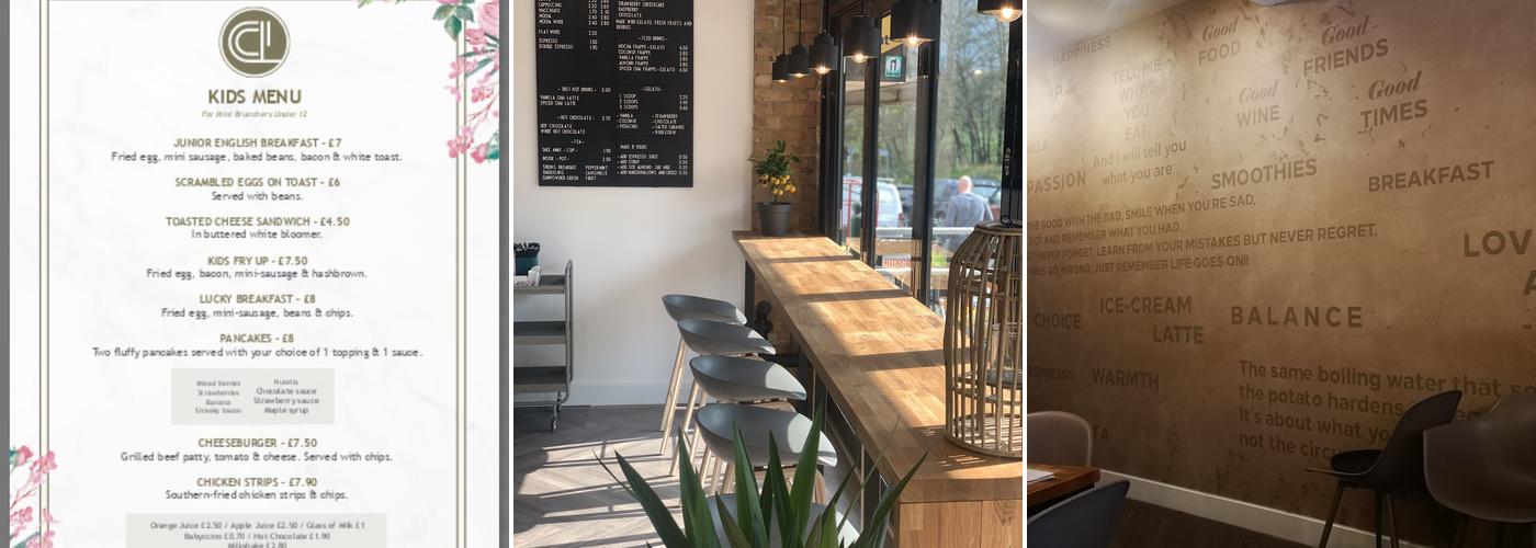Cafe lounge Menu