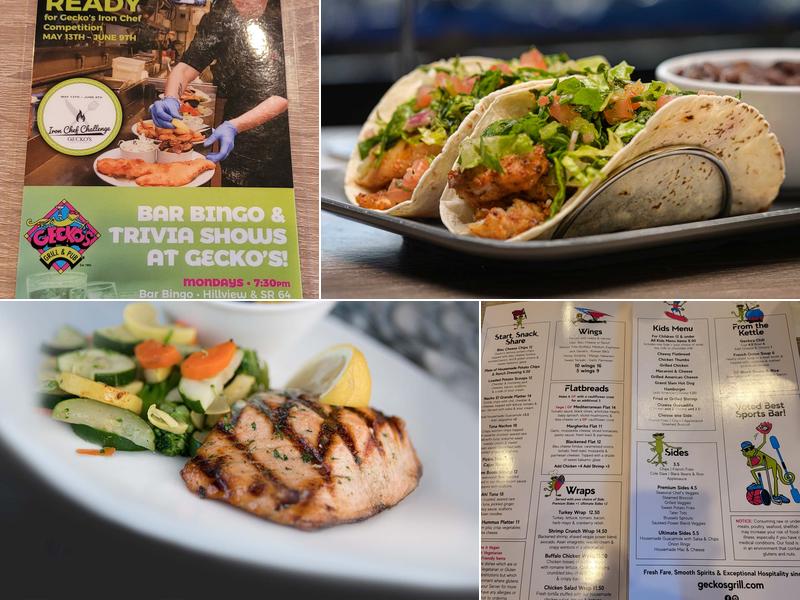 Gecko’s Grill & Pub Menu