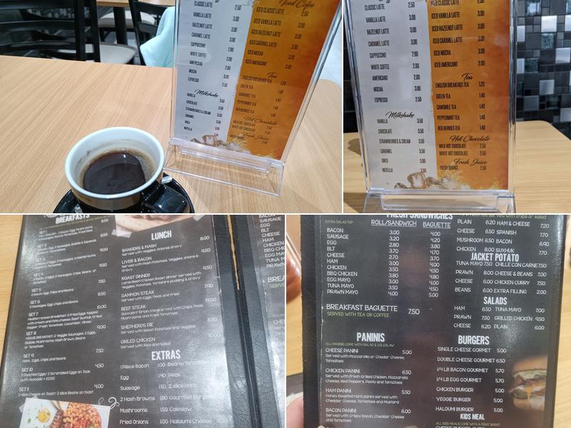 Amareta Cafe Menu