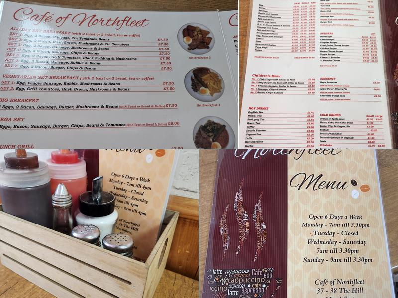 Cafe of Northfleet Menu
