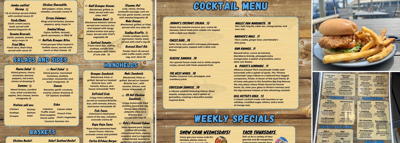 Cortez Kitchen Menu