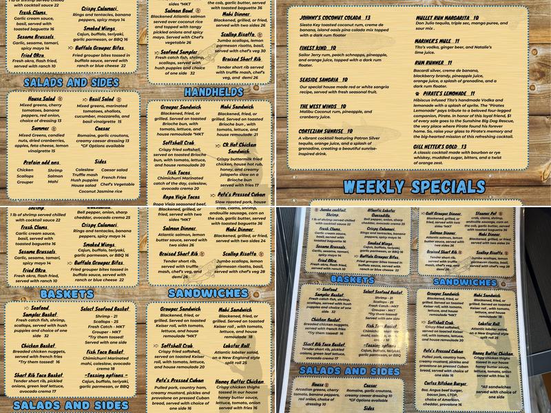 Cortez Kitchen Menu