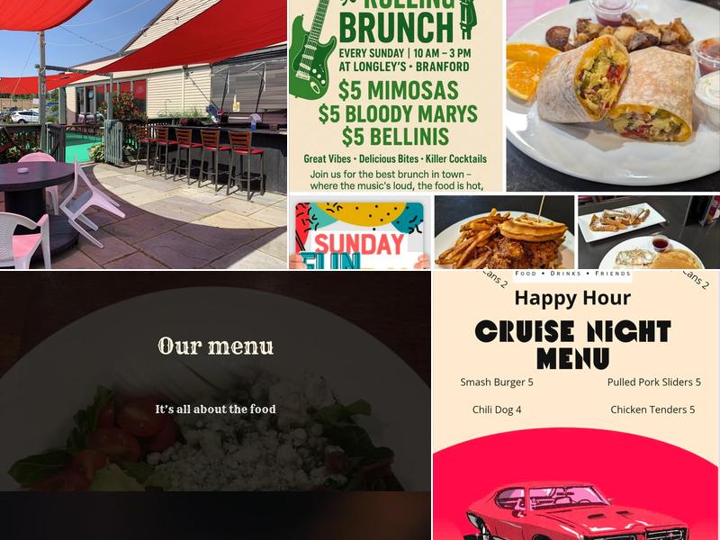 Longley's Restaurant Menu