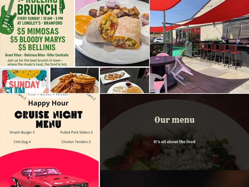 Longley's Restaurant Menu