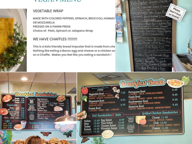 Marathon Bagel Co. Menu